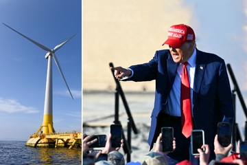 Trump vows to nix offshore wind projects with executive order "on day one"