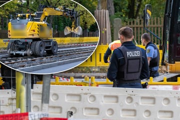 Tödlicher Unfall auf Leipziger Großbaustelle: Arbeiter von Bagger überrollt
