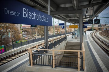 Dresden: Mann attackiert Passanten am Bischofsplatz: Bei seiner Flucht springt er von der Brücke