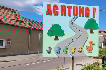 In dieser Stadt stehen jetzt ganz besondere Warnschilder