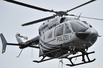 Auto-Fahrer flüchtig: Polizei-Einsatz mit Hubschrauber in Thüringen