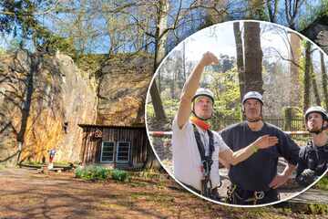 Absturzgefahr im Liebethaler Grund: Steinbrecher verzweifelt an brüchigem Fels