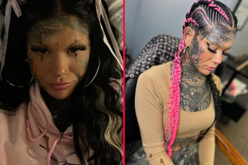 Tattoo-addicted woman called a "bad mom" and "circus freak"