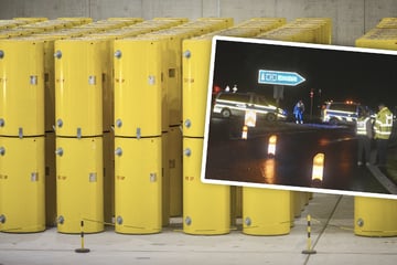 Aktivisten seilen sich von Brücke auf A31 ab und verzögern Castortransport: "Stoppt den Scheiß"