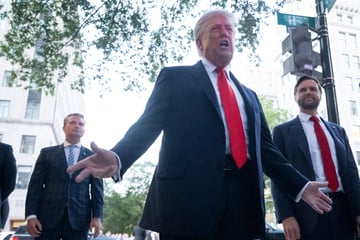 Trump doubles down on Epstein birthday note denial: "You're wasting your time"