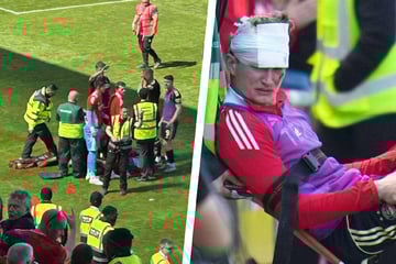 Skandal in der ersten Liga: Fan wirft eigenem Spieler Sitzschale an den Kopf