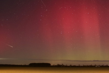Spektakel am Himmel: Hier waren heute Nacht Polarlichter über Deutschland zu sehen!
