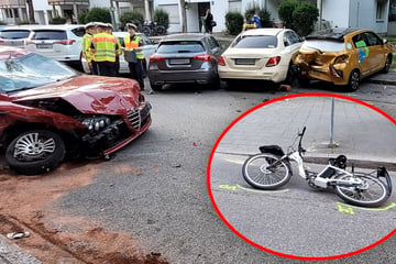 Radfahrer von Alfa Romeo erfasst: Riesiges Trümmerfeld, dreiste Schaulustige