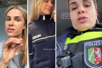 Adrienne Koleszár: Adrienne Koleszár wieder im Dienst? Sachsens schönste Ex-Polizistin zeigt sich in Uniform!