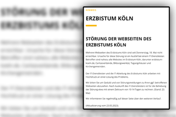 Hacker-Attacke legt Webseite des Kölner Erzbistums komplett lahm