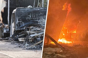 Feuerwehreinsätze in Sachsen: Mehrere Fahrzeuge in Flammen