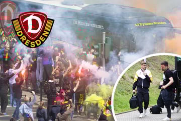 Kein Witz: Morgen laufen die Aufstiegshelden von Dynamo Dresden zum Stadion!