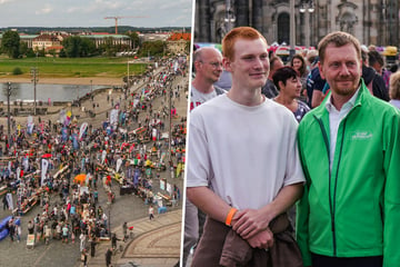 Dresden: 8. Gastmahl "Dresden is(s)t bunt": Kulinarik und Kultur auf der Augustusbrücke