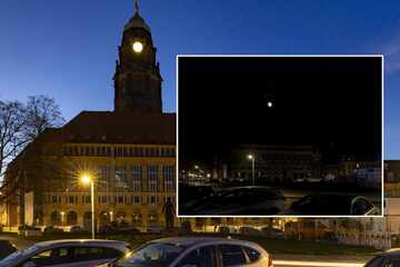 Dresden: Eine Stunde Dunkelheit! Im Rathaus gingen die Lichter aus