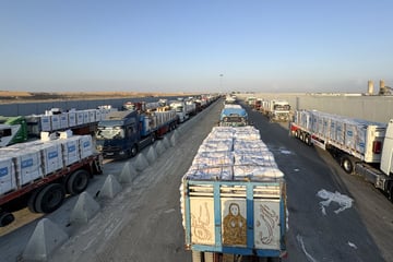 Gaza civil defense agency reports Palestinians killed by overturned aid truck amid Israeli blockade