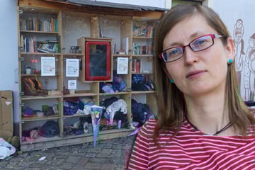 Dresden: Diesmal wurde das Areal zur Müllhalde: Immer wieder Ärger am Tauschschrank
