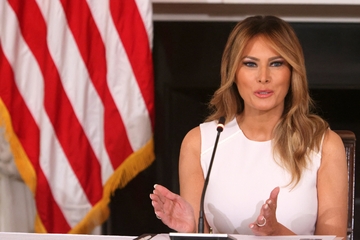 Melania Trump calls for Americans to "unite" as Donald fights for re-election