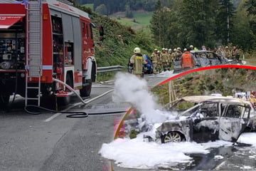 Feuer-Inferno nach Unfall: Vier deutsche Urlauber verletzt