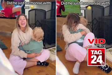 Viral Video of the Day for May 28, 2024: Baby "harmonizes" with mom in special moment!