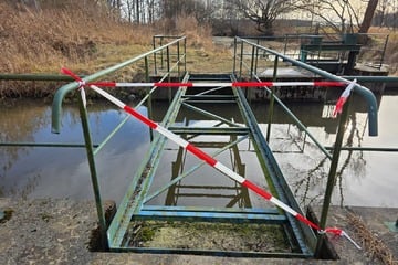 Hilfe, wer hat hier die Wanderweg-Brücke geklaut?