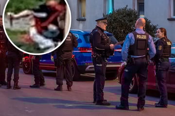 Leipzig: Brutaler Messer-Streit im Leipziger Westen: Zwei Männer kämpfen vor den Augen zahlreicher Anwohner