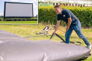 Leipzig: Technische Innovation: Leipziger Firma revolutioniert Open-Air-Kinoerlebnis