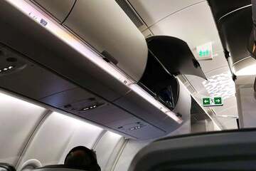 Delta air line passengers get disgusting shock from overhead bins mid-flight