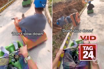 Viral Video of the Day for May 13, 2025: Go-kart driver's Mario Kart-style crash is pure chaos!