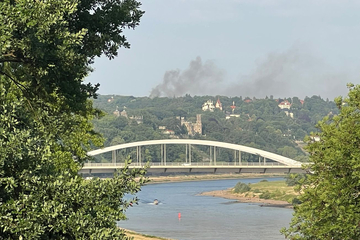 Dresden: cloud of smoke over the Weißer Hirsch: what's burning here?