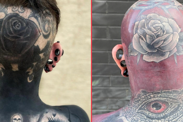 Tattoo addict Remy reveals tragic tale behind radical head ink