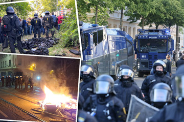 Leipzig: "Tag X"-Demo in Leipzig: Aufarbeitung könnte laut Polizei noch Tage dauern