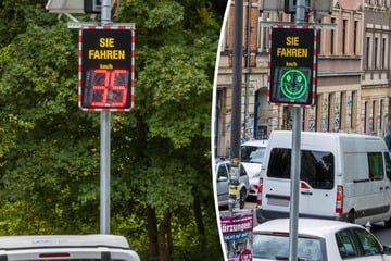 Dresden: Plötzlich grüne und rote Smileys für Autofahrer in Dresdner Neustadt: Das steckt dahinter