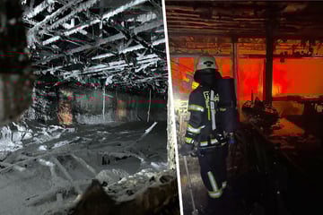 Flammen-Inferno in Nordhessen: Mehrzweckhaus samt Kegelbahn brennt - halbe Million Euro Schaden