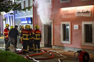 Nach Brand geschlossen: Feuer wütet in sächsischem Friseursalon