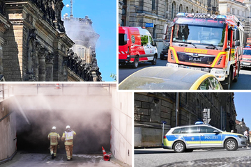 Dresden: Großer Feuerwehreinsatz in der Schießgasse: Was ist bei der Polizei los?