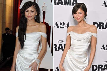 Zendaya rewears iconic Oscars dress as "something old" for The Drama premiere