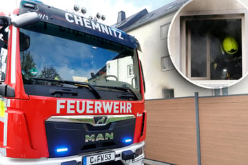 Chemnitz: Feuerwehreinsatz in Chemnitz: Brand in Mehrfamilienhaus