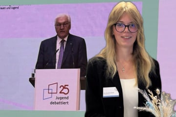 Leipzig: Steinmeier hört zu: Sächsische Quasselstrippe liefert im Bundesfinale ab