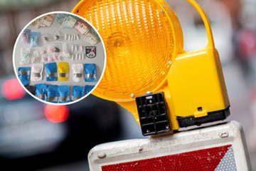 Drogenkurier rast vor Polizei davon – und scheitert an Baustelle