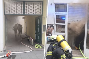 Feuer in Mainzer Gaststätte: Vier Personen aus brennendem Gebäude gerettet