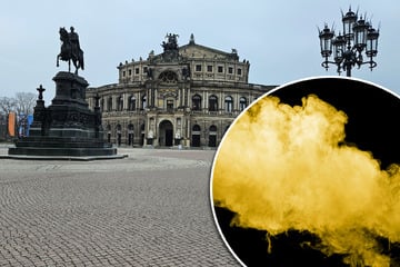 Dresden: Rechtsextreme ziehen zur Semperoper und zünden Pyro - mit Nachspiel