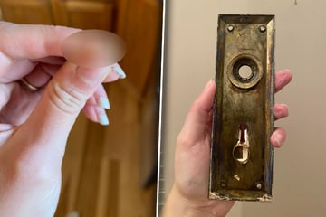 Frau staunt nicht schlecht, was sie bei Renovierung hinter Türgarnitur entdeckt