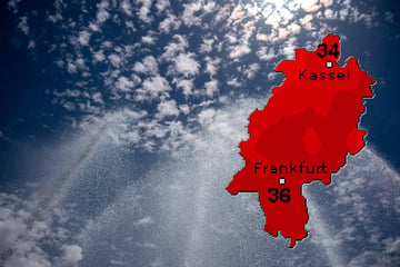 Bis zu 38 Grad in Hessen, doch am Wochenende droht der Wetter-Knall