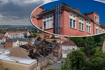 Dresden: Nach Asbest-Verdacht: An der ausgebrannten Staatsoperette wird zur Sicherheit gebaggert