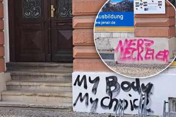 "Merz leck Eier": CDU-Büro in Jena mit Parole gegen Bundeskanzler beschmiert