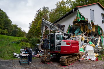 Mann baggert Haus weg: Streit unter Nachbarn und absurde "Theorien"?