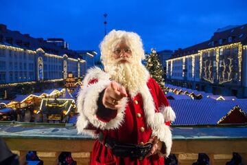Der Weihnachtsmann ist in Magdeburg angekommen