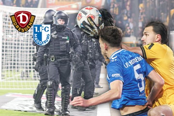 Darum ist der Ost-Kracher Dynamo gegen Magdeburg für die Polizei ein besonderes Spiel