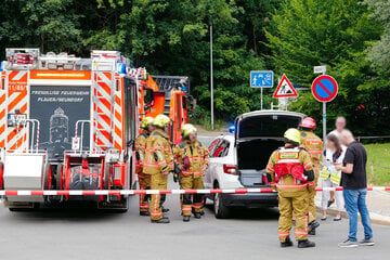 Feuerwehr-Großeinsatz in Plauen: Sperrung wegen Gas-Alarm