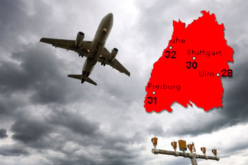 Spätsommer in Baden-Württemberg: Erst Hitze bis zu 33 Grad, dann drohen schwere Gewitter